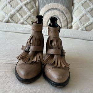 Free people leather booties